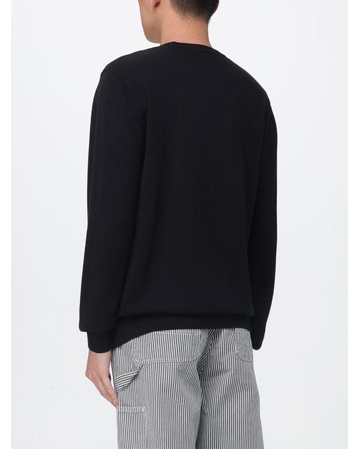 Carhartt Blue Cotton Sweater With Logo for men