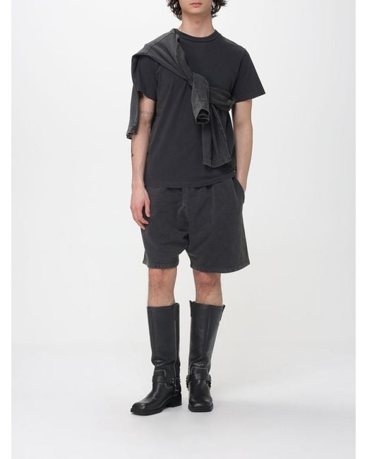 Entire studios Black Basic Jersey T-Shirt for men