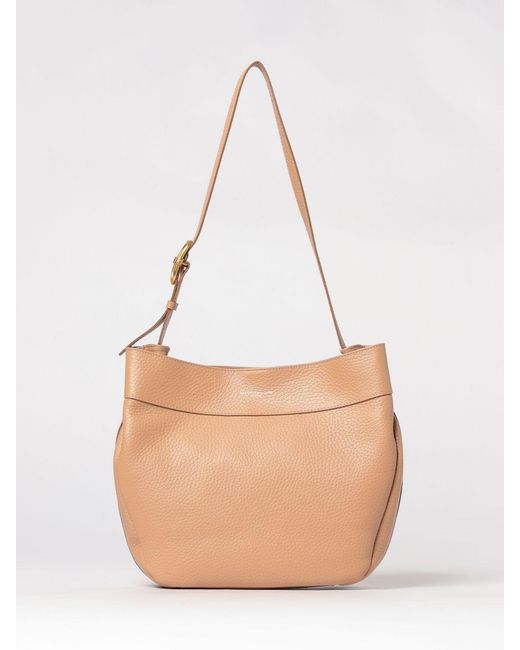 Gianni Chiarini White Selena Hammered Leather Bag