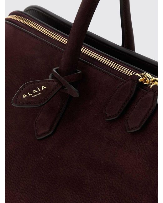 Alaïa Purple Shoulder Bag
