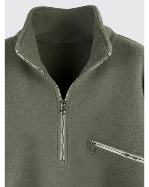 Rier Gray Half-Zip Funnel Neck Jumper for men