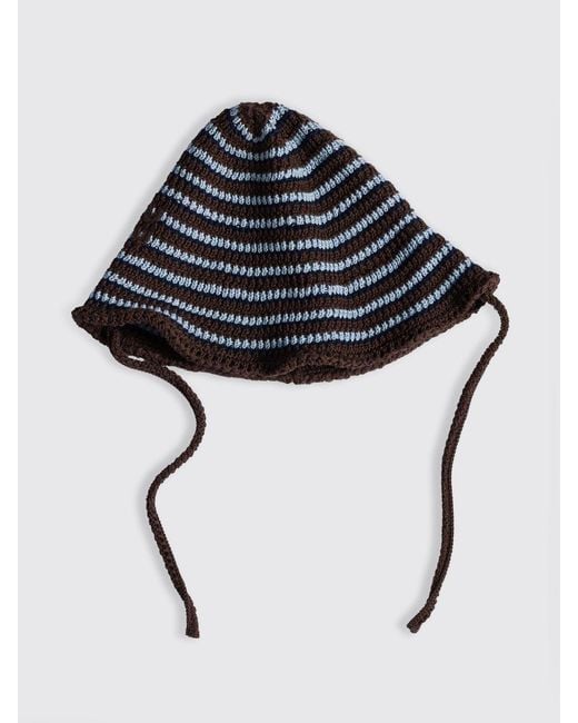 Miu Miu Black Crochet Hat