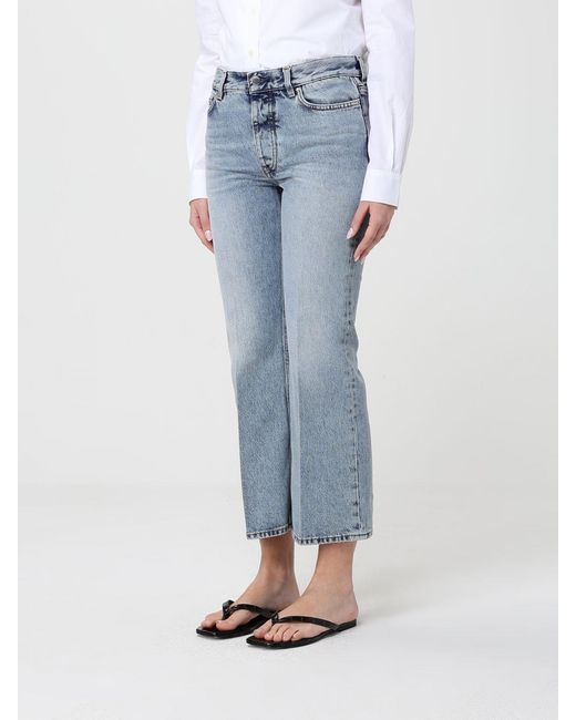 Jeans Crop Totême de color Blue