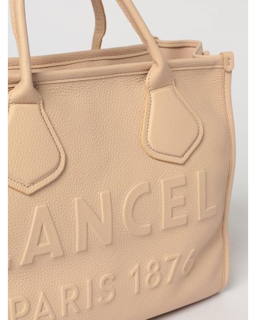 Lancel Natural Jour Grained Leather Bag