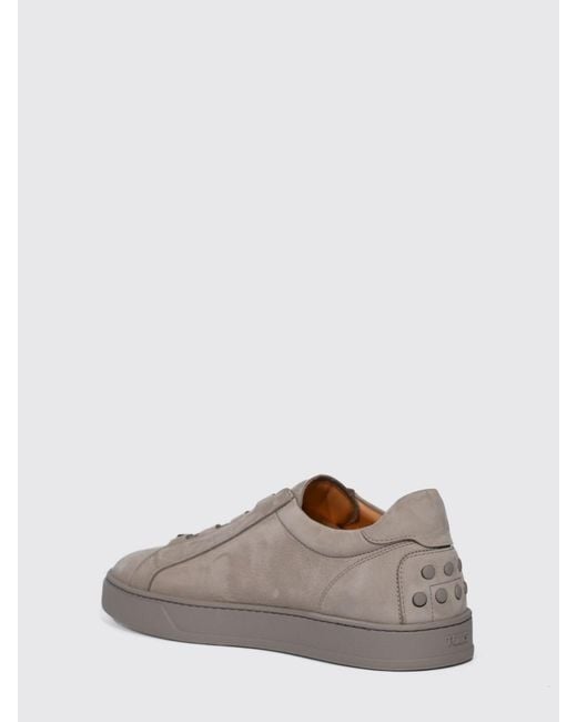 Tod's Gray Nubuck Sneakers for men