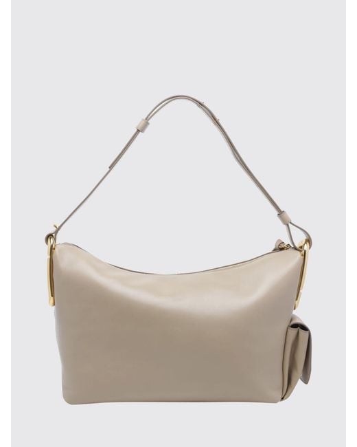 Marc Jacobs Natural Scene Leather Tote Bag With Laminated Double J Logo
