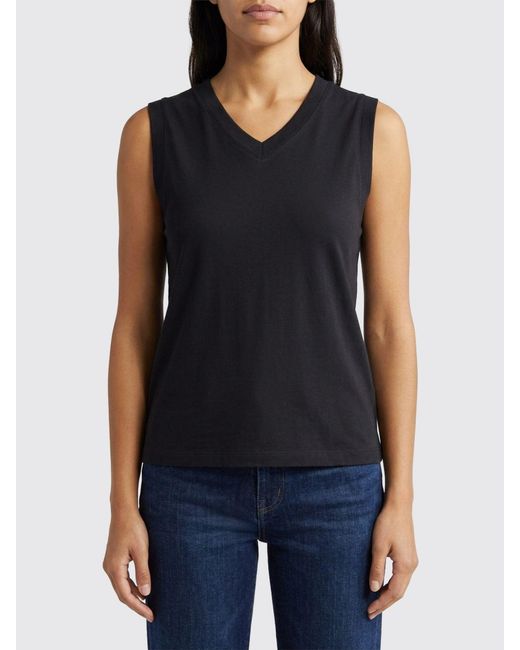 Vince Blue Basic Cotton Tank Top