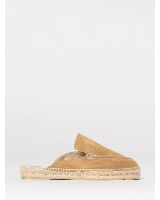 Manebí Natural Traveler Suede Sabot for men