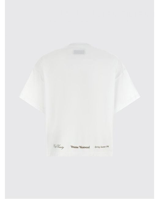 Vivienne Westwood White Floral Cotton T-Shirts