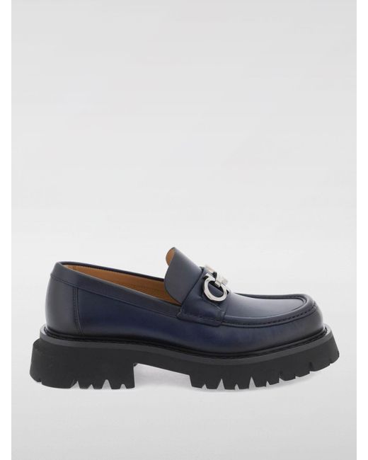 Ferragamo Blue Loafers for men