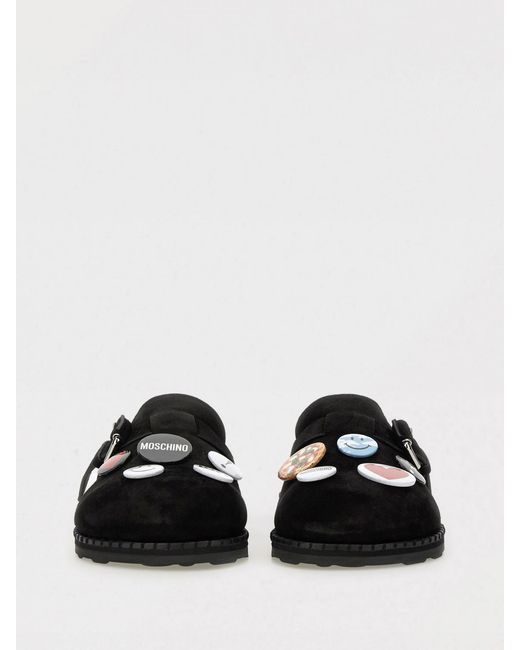 Moschino Couture Black Flat Shoes