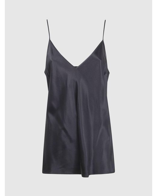Joseph Black Silk Top