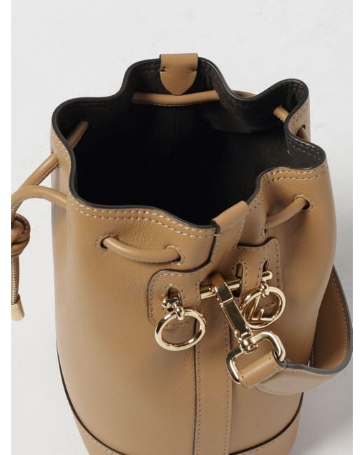 Fendi Natural Schultertasche Damen