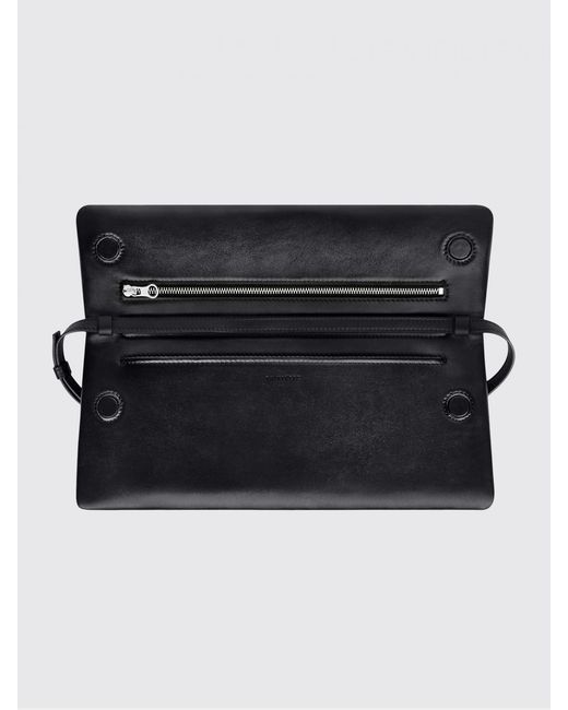 Courreges Black CourrÈ Ges Cuff Leather Bag