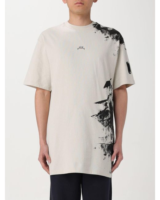 T-shirt Brushstroke * in cotone di A_COLD_WALL* in Natural da Uomo