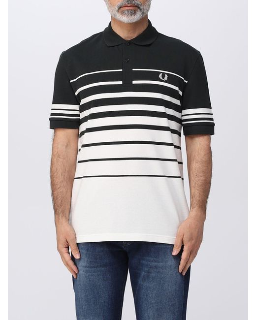 Fred Perry Polo Shirt in Black for Men | Lyst UK