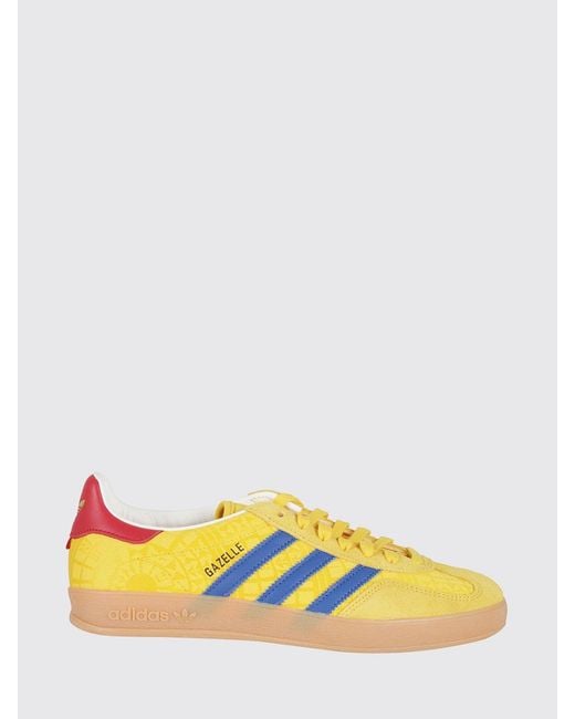 Adidas Originals Yellow Gazelle Indoor Suede Sneakers for men