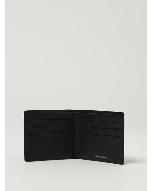 Paul Smith White Grained Leather Wallet for men