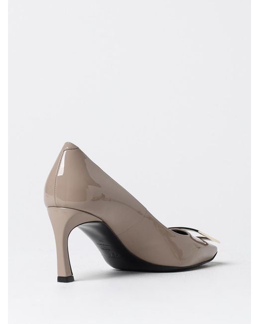 Roger Vivier White Belle Vivier Trompette Pumps