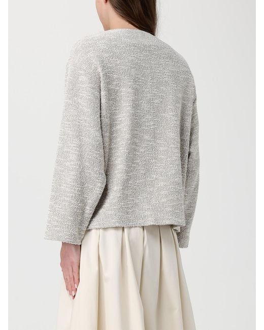 Emporio Armani Gray Cotton Blend Jacket