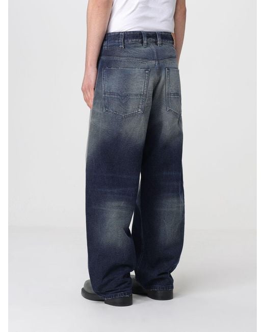 DIESEL Blue 1997 D-Enim Wide Leg Denim Jeans for men
