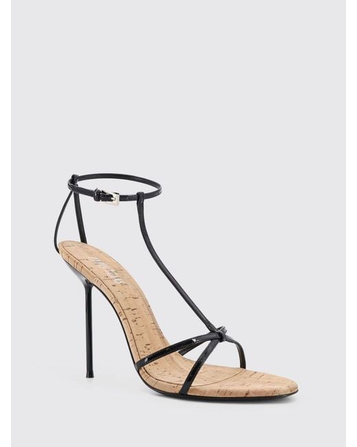 Paris Texas White Patent Leather Sandal