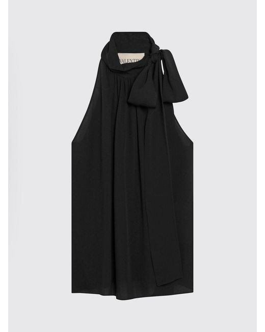 Valentino Black Silk Top