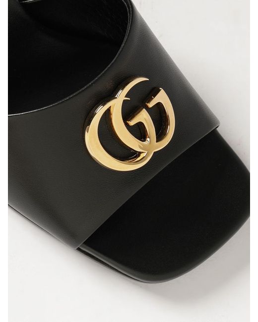 Gucci Black Heeled Sandal