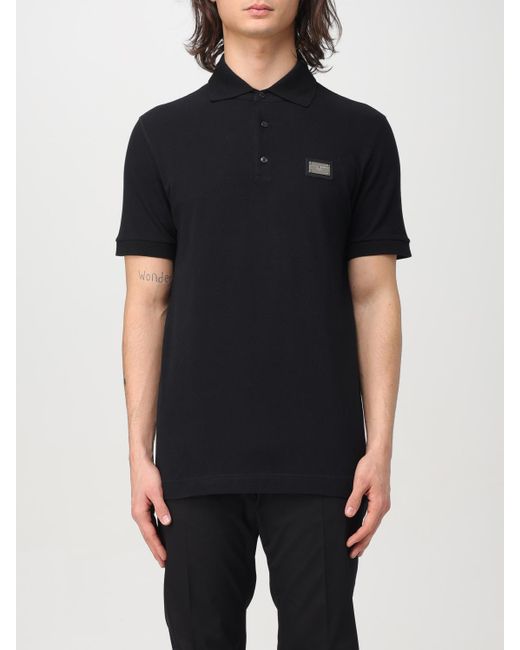 Dolce & Gabbana Polo Herren in Black für Herren