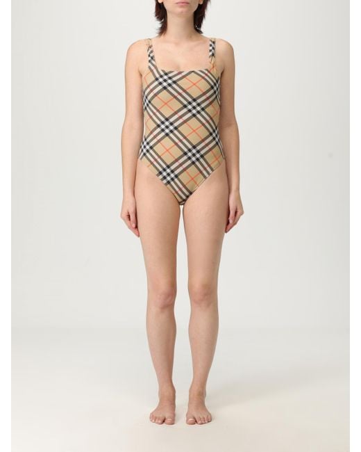Maillot De Bain Femme Burberry en coloris Natural