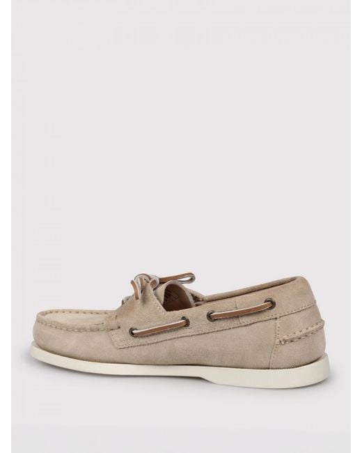 Sebago Natural Portland Suede Loafer for men