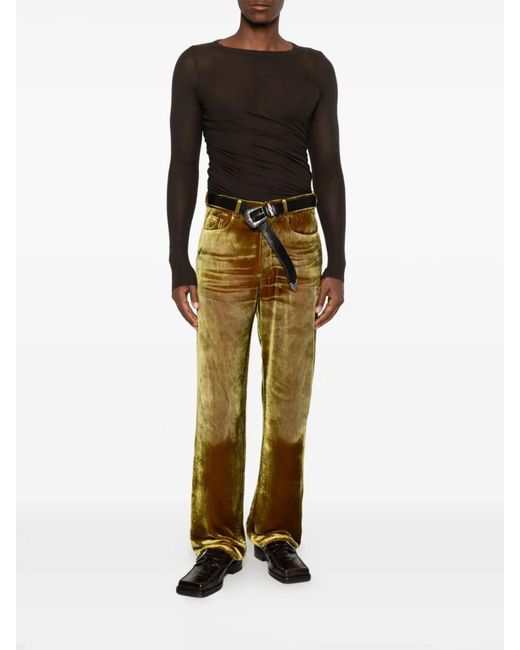 Magliano Gray Flattone Straight Laser Viscose And Silk Jeans for men