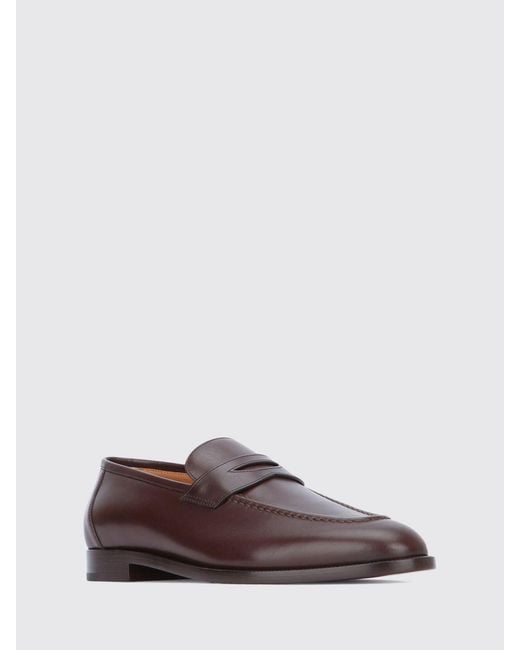 Loro Piana Brown Penny Loafers