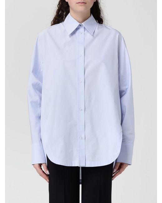 Sportmax White Classic Cotton Poplin Shirt