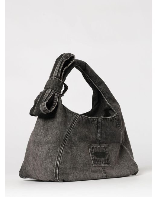 Marc Jacobs Black The Sack Denim Bag