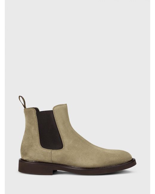 Doucal's Brown Suede Ankle Boots for men