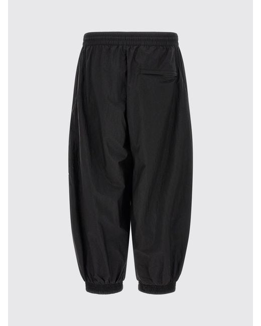 Y-3 Black Technical Fabric Wide-Leg Trousers for men