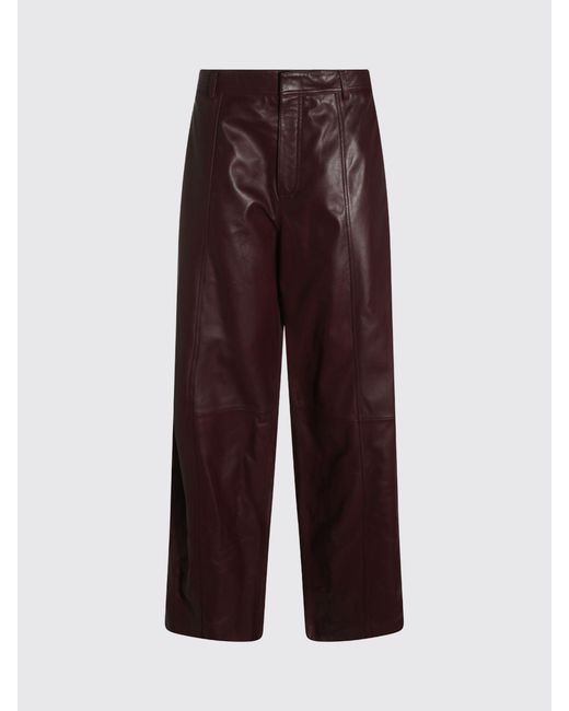Alberta Ferretti Purple Mid-Rise Wide Leg Trousers