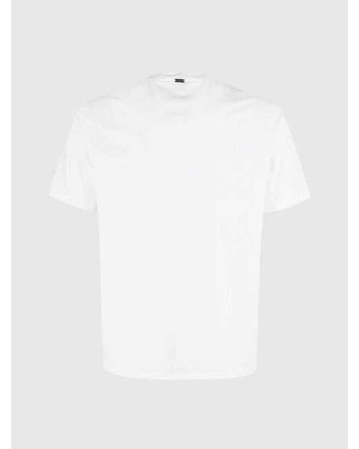 T-Shirt Basic di Herno in White da Uomo