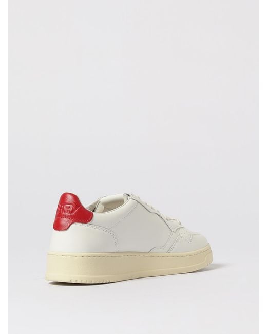 Autry Natural Medalist Leather Sneakers for men