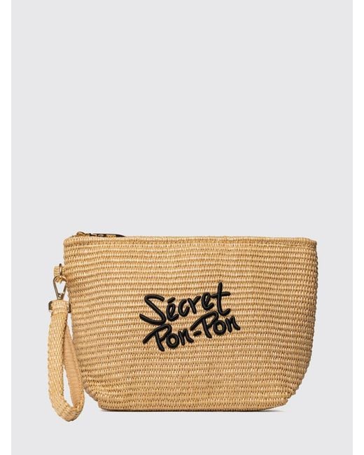 Secret Pon-pon Natural Shoulder Bag