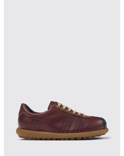 Camper Purple Pelotas Vegetable-Tanned Leather Sneakers
