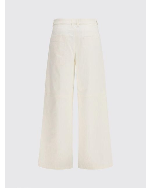 Max Mara Natural High-Waisted Wide-Leg Jeans