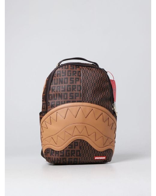Sprayground Brown Backpack for men