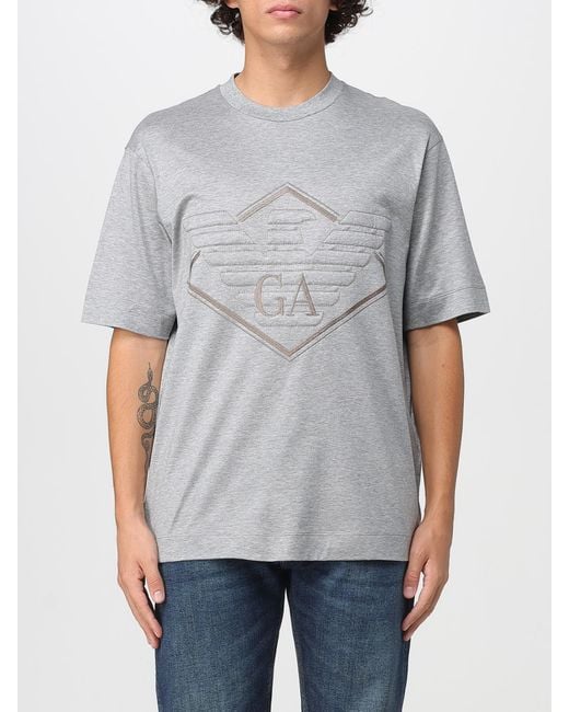 Emporio Armani Gray T-Shirt for men