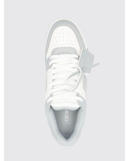Off-White c/o Virgil Abloh White Out Of Office Leather Sneakers for men