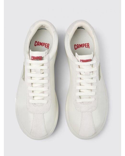 Camper White Pelotas Xlf Leather Sneakers