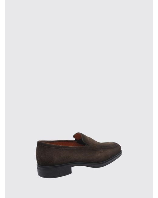 Santoni White Loafers for men
