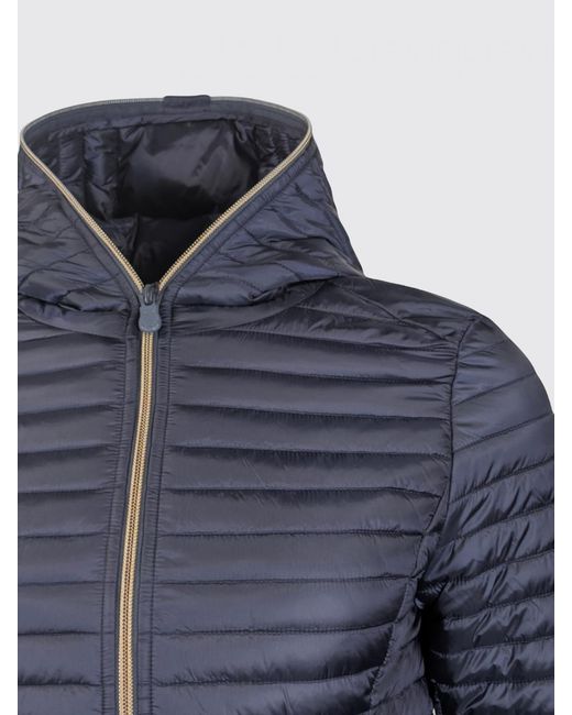 Save The Duck Blue Alexa Hooded Nylon Down Jacket