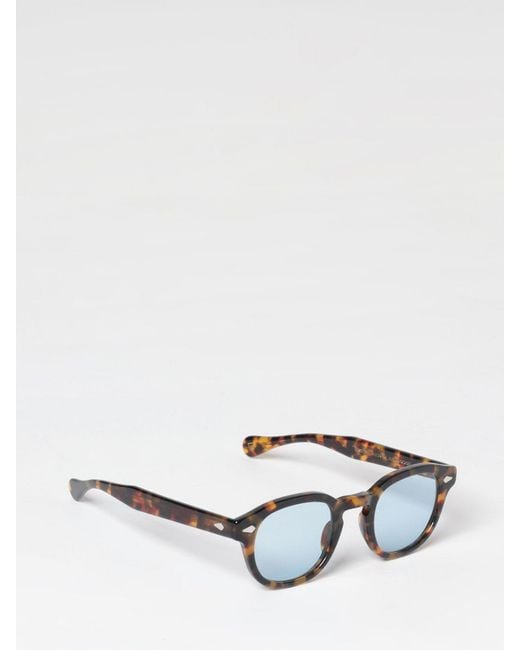 Moscot White Lemtosh Base 2 Acetate Sunglasses for men